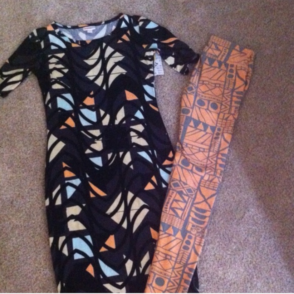 NWT Luluaroe Julia and leggings bundle